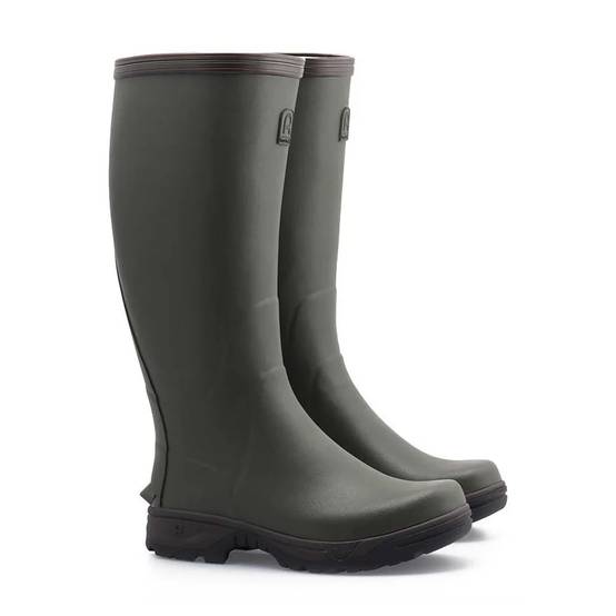 Rouchette - Bottes de Chasse Caoutchouc Veneur Kaki Taille 43 - Rouchette - Image 3