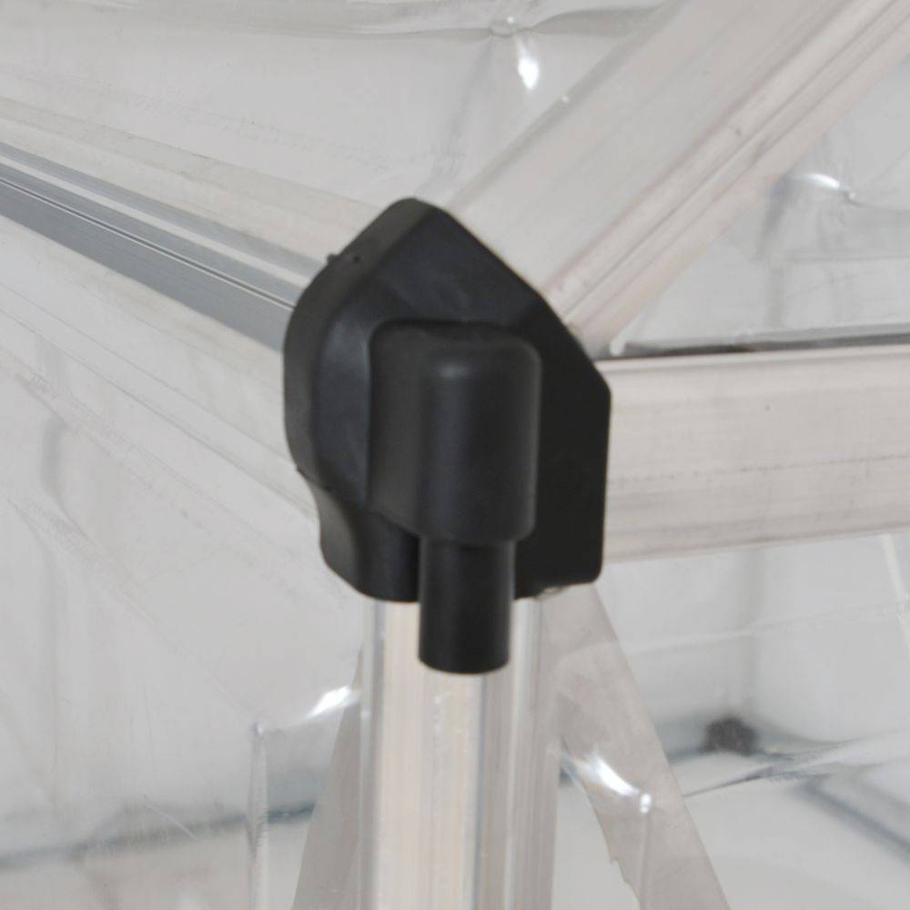 Canopia by Palram - Serre de jardin polycarbonate aluminium brut 3,4 m² Harmony avec embase - Canopia by Palram - Image 3