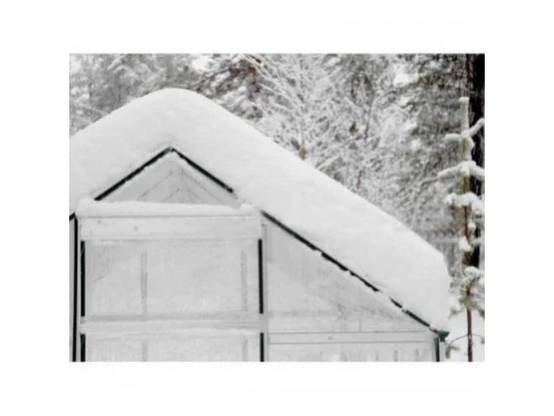 Canopia by Palram - Serre de jardin polycarbonate aluminium brut 3,4 m² Harmony avec embase - Canopia by Palram - Image 12