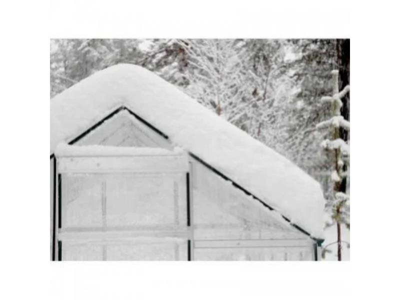 Canopia by Palram - Serre de jardin polycarbonate aluminium brut 3,4 m² Harmony avec embase - Canopia by Palram - Image 12