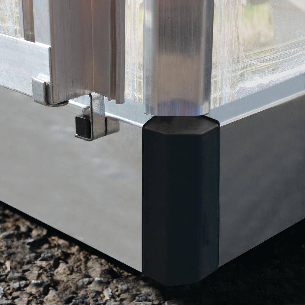Canopia by Palram - Serre de jardin polycarbonate aluminium brut 3,4 m² Harmony avec embase - Canopia by Palram - Image 8