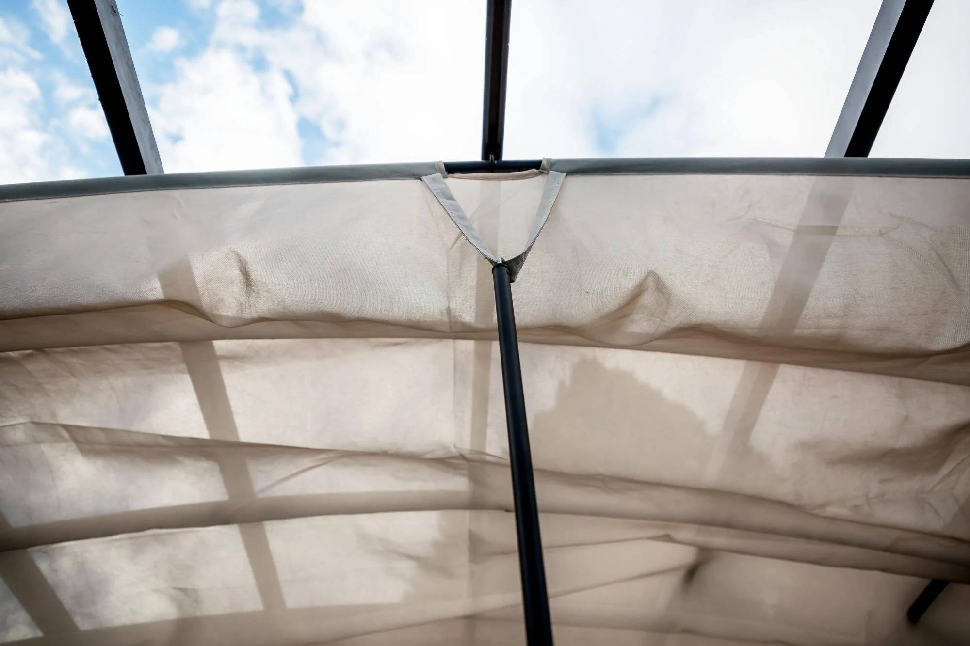 Pergola autoportante aluminium + toile coulissante 3,4 x 3,3 M - Image 14