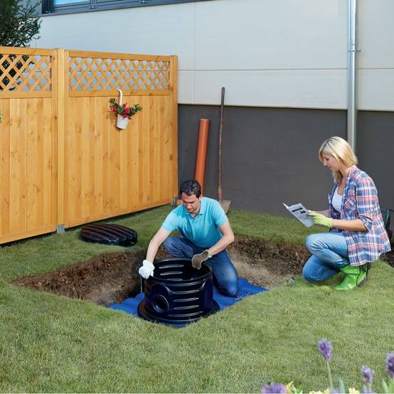 Garantia - Récupérateur d'eau de pluie cuve à enterrer 5000 L bleu - GARANTIA - Image 5