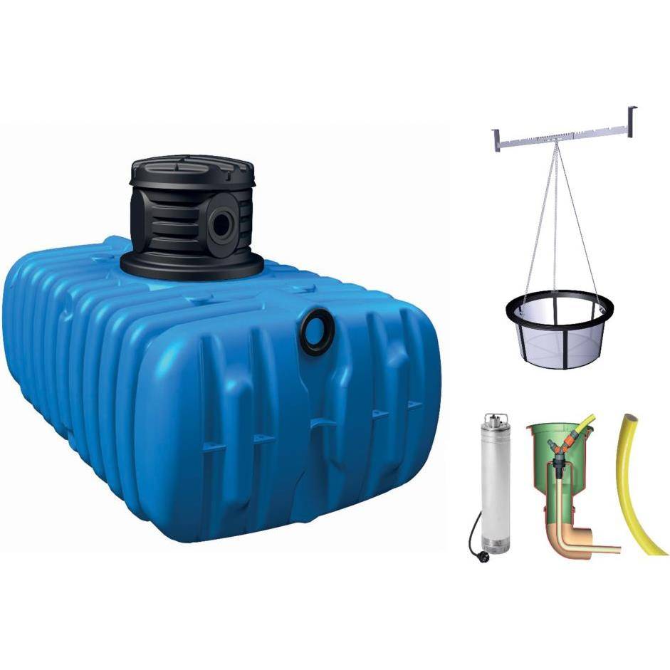 Garantia - Récupérateur d'eau de pluie cuve à enterrer 5000 L bleu - GARANTIA - Image 7