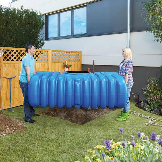 Garantia - Récupérateur d'eau de pluie cuve à enterrer 5000 L bleu - GARANTIA - Image 12