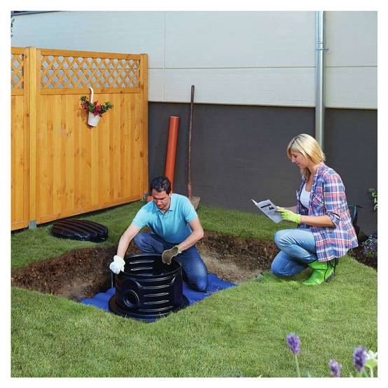 Garantia - Récupérateur d'eau de pluie cuve à enterrer 5000 L bleu - GARANTIA - Image 17