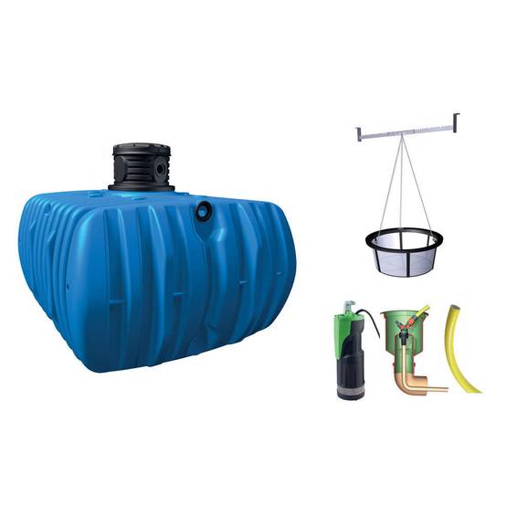 Garantia - Récupérateur d'eau de pluie cuve à enterrer 5000 L bleu - GARANTIA - Image 16