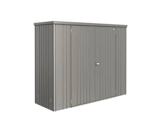 Armoire de jardin métal L227 H182,5 cm Biohort gris - Image 2