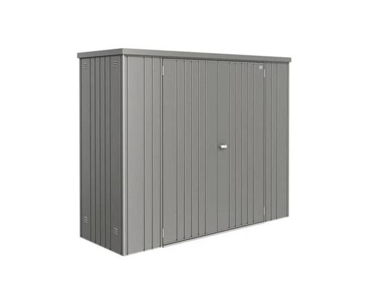 Armoire de jardin métal L227 H182,5 cm Biohort gris - Image 5