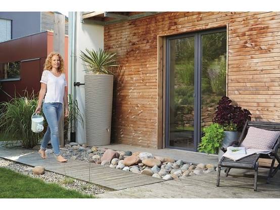 Graf - Récupérateur d'eau de pluie 350L bac à plantes, collecteur et robinet inclus Sahara - GRAF - Image 2