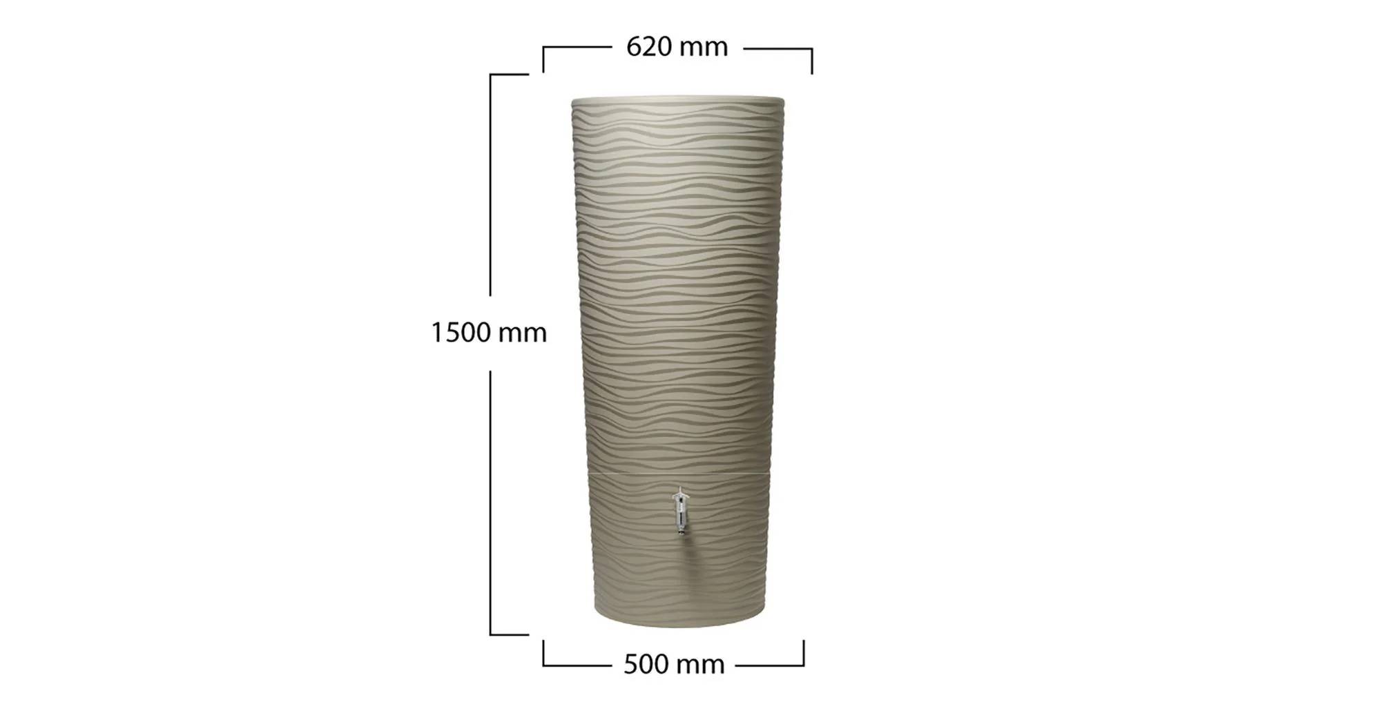 Graf - Récupérateur d'eau de pluie 350L bac à plantes, collecteur et robinet inclus Sahara - GRAF - Image 5