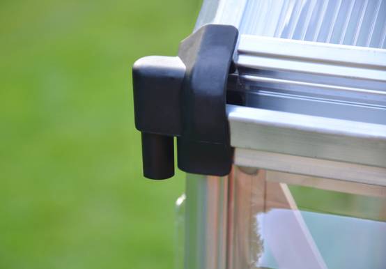 Canopia by Palram - Serre de jardin polycarbonate aluminium brut 14,8 m² Balance avec embase - Canopia by Palram - Image 5