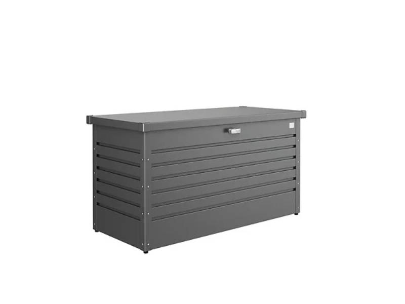 Coffre de jardin métal 460L Biohort gris foncé - Image 1