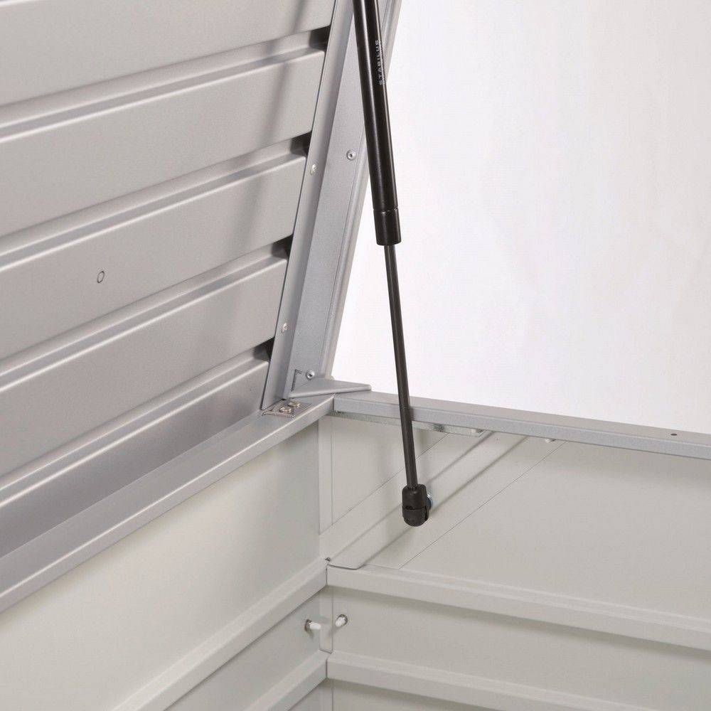 Coffre de jardin métal 460L Biohort gris foncé - Image 2