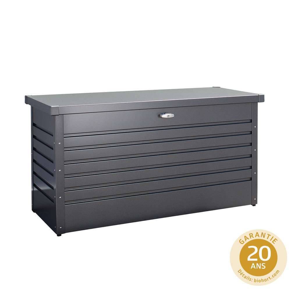Coffre de jardin métal 460L Biohort gris foncé - Image 7
