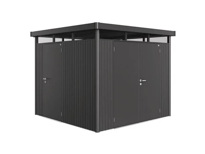 Abri de jardin métal double porte 7,56 m² Ep. 0,53 mm HighLine