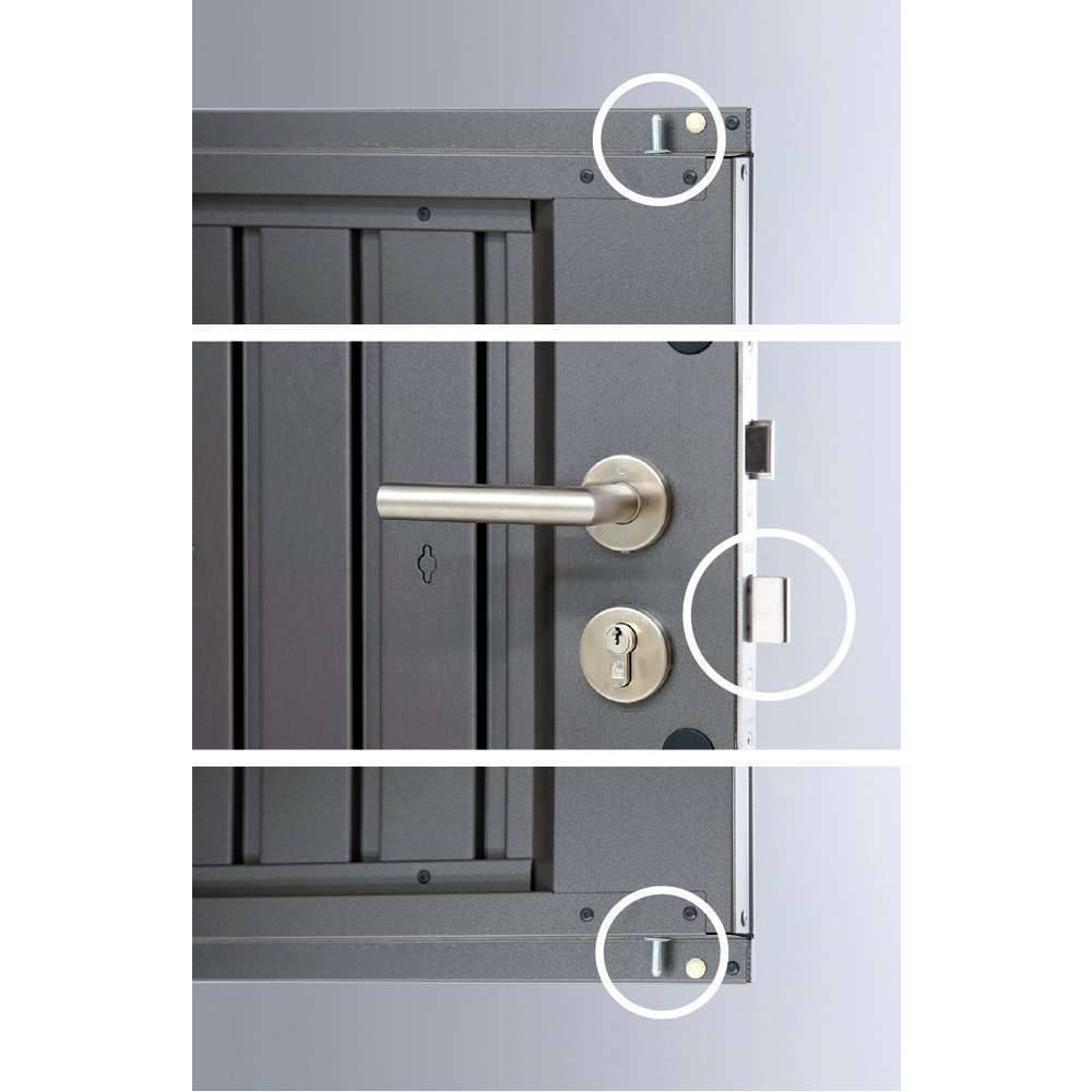 Abri de jardin métal double porte 7,56 m² Ep. 0,53 mm HighLine - Image 10
