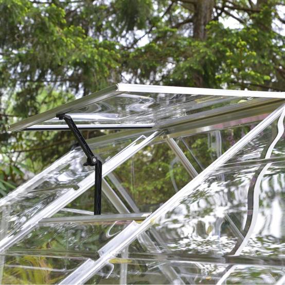 Canopia by Palram - Serre de jardin polycarbonate aluminium brut 2,3 m² Harmony avec embase - Canopia by Palram - Image 10