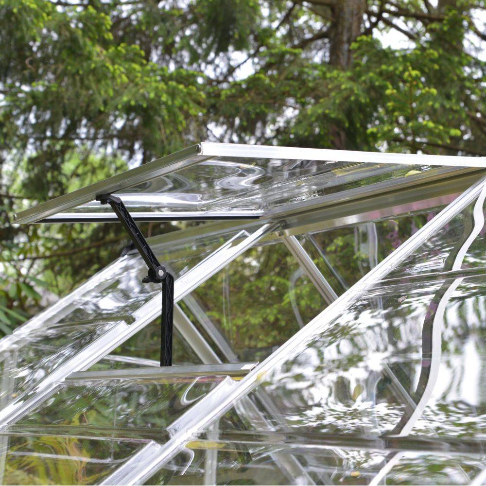 Canopia by Palram - Serre de jardin polycarbonate aluminium brut 2,3 m² Harmony avec embase - Canopia by Palram - Image 10