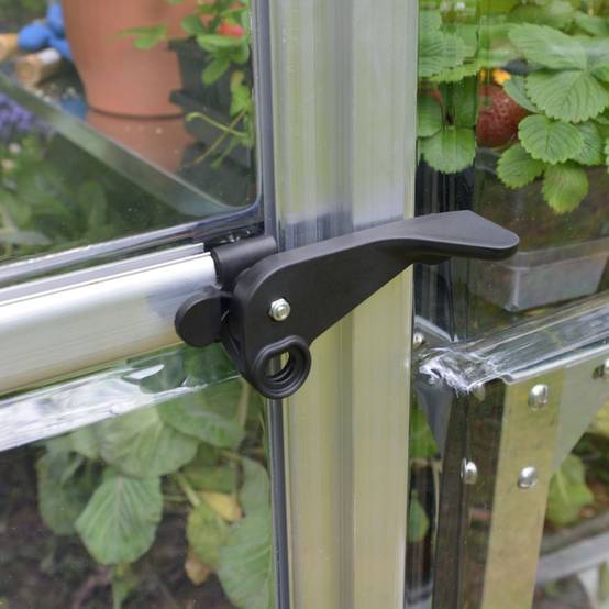 Canopia by Palram - Serre de jardin polycarbonate aluminium brut 2,3 m² Harmony avec embase - Canopia by Palram - Image 4