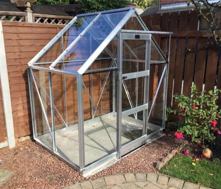 Canopia by Palram - Serre de jardin polycarbonate aluminium brut 2,3 m² Harmony avec embase - Canopia by Palram - Image 18