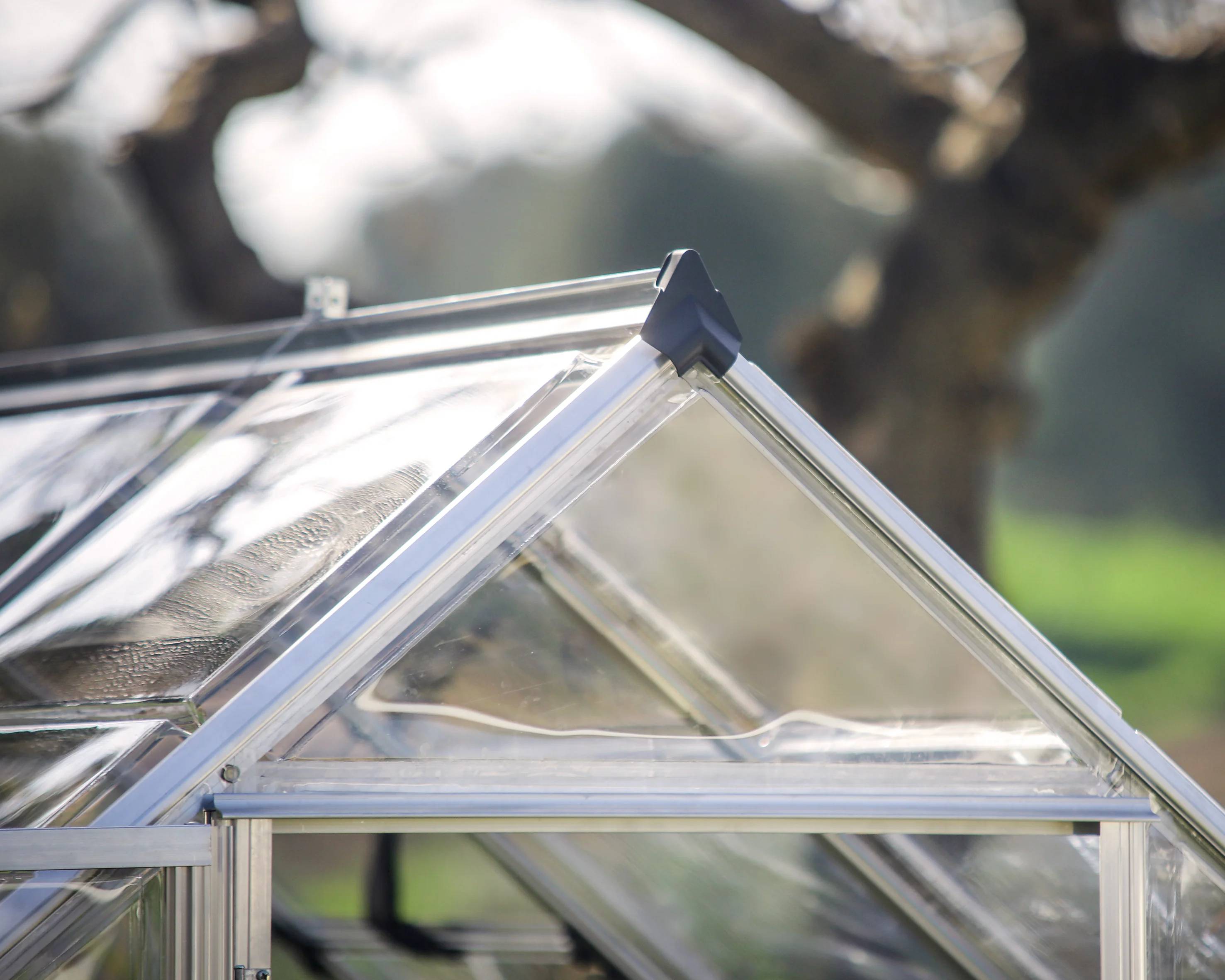 Canopia by Palram - Serre de jardin polycarbonate aluminium brut 2,3 m² Harmony avec embase - Canopia by Palram - Image 23