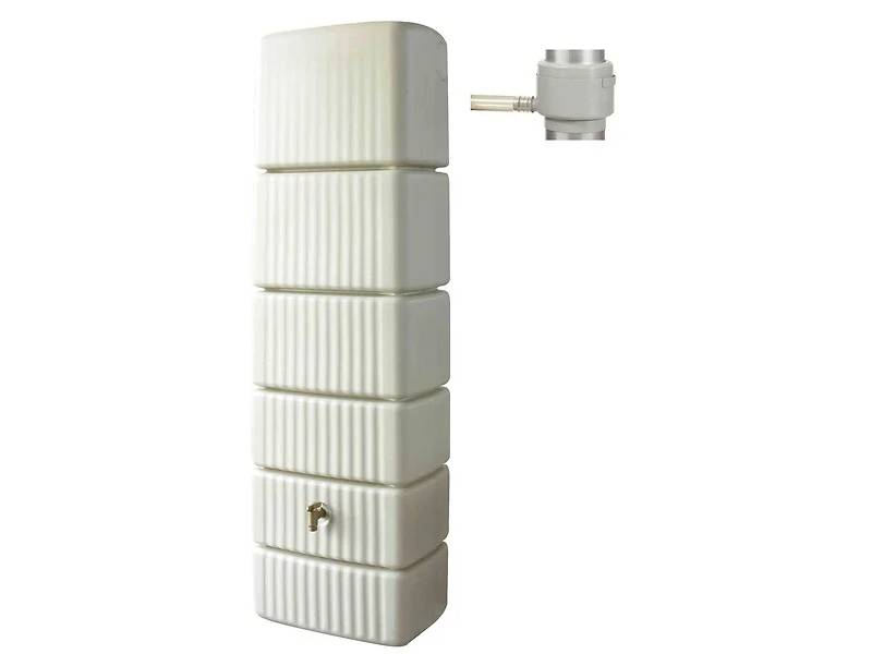 Garantia - Récupérateur d'eau de pluie murale 300L collecteur et robinet inclus Slim sable - GARANTIA - Image 5