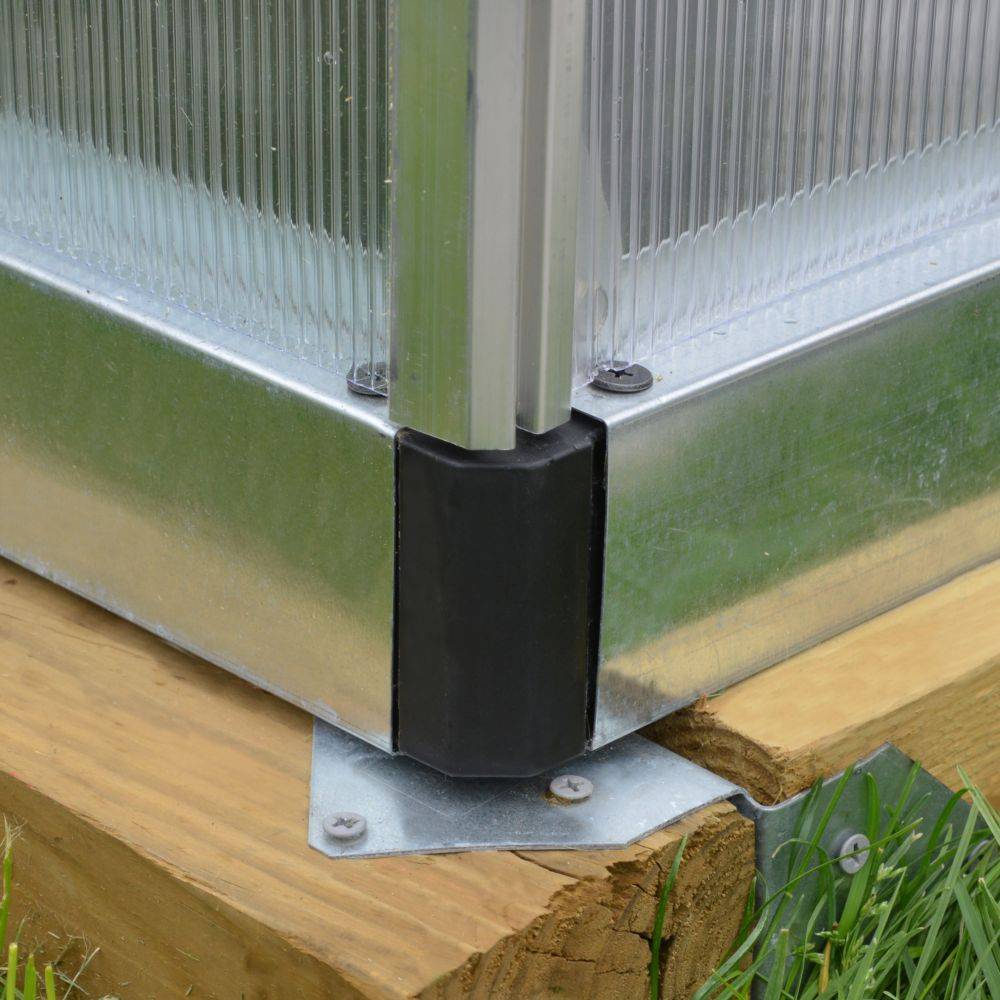 Canopia by Palram - Serre de Jardin Polycarbonate Double Paroi Argent 8,6 m² - PALRAM - Image 6