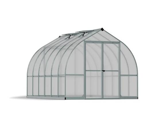 Canopia by Palram - Serre de Jardin Polycarbonate Double Paroi Argent 8,6 m² - PALRAM - Image 12