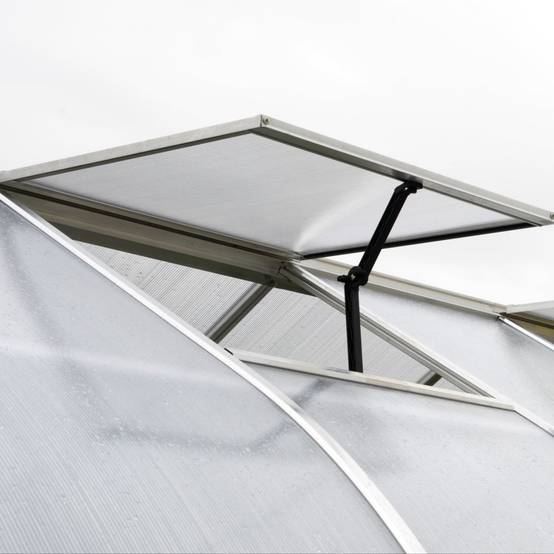Canopia by Palram - Serre de Jardin Polycarbonate Double Paroi Argent 8,6 m² - PALRAM - Image 2