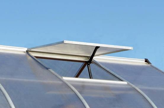 Canopia by Palram - Serre de Jardin Polycarbonate Double Paroi Argent 8,6 m² - PALRAM - Image 16