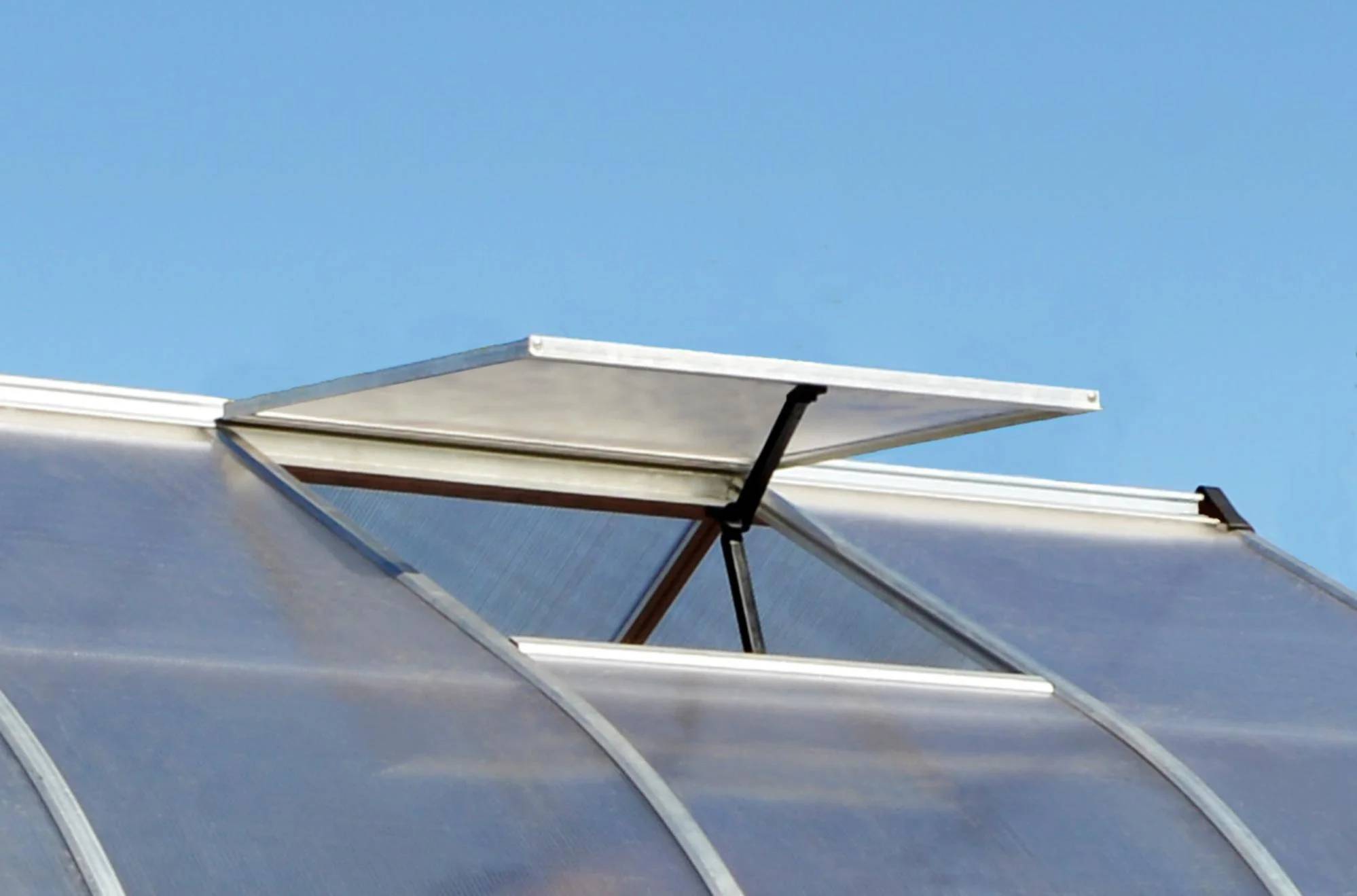 Canopia by Palram - Serre de Jardin Polycarbonate Double Paroi Argent 8,6 m² - PALRAM - Image 16