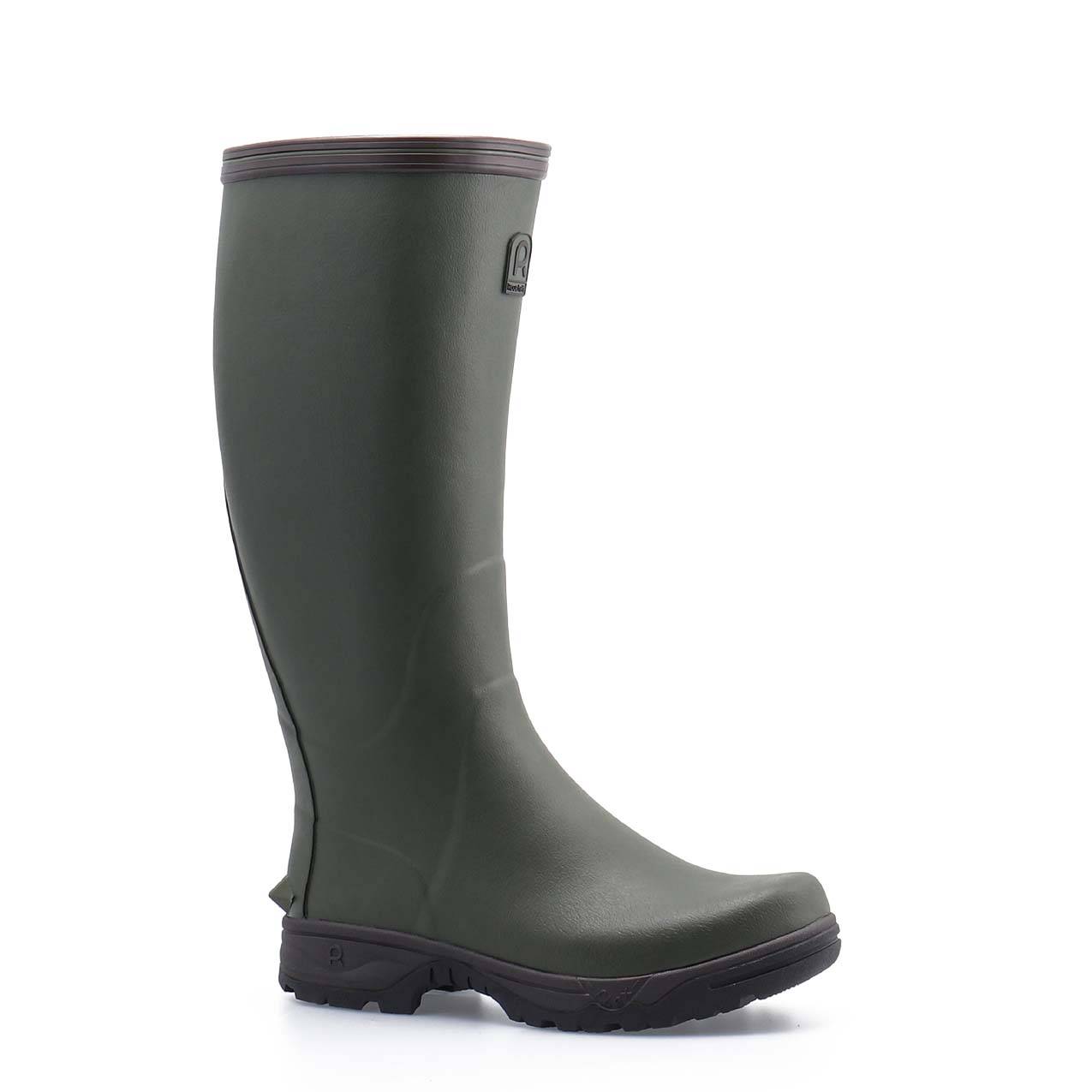 Rouchette - Bottes de Chasse Caoutchouc Veneur Kaki Taille 45 - Rouchette - Image 1