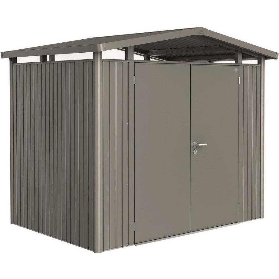 Biohort - Abri de jardin métal gris quartz 5,41m² Ep.53mm Panorama P2 - Biohort - Image 1