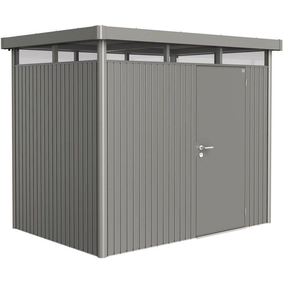 Biohort - Abri de jardin métal gris toit plat 5,36m² Ep.53mm HighLine - Biohort