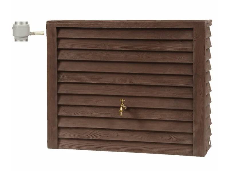 Garantia - Récupérateur d'eau de pluie mural 350L bois foncé - GARANTIA - Image 4
