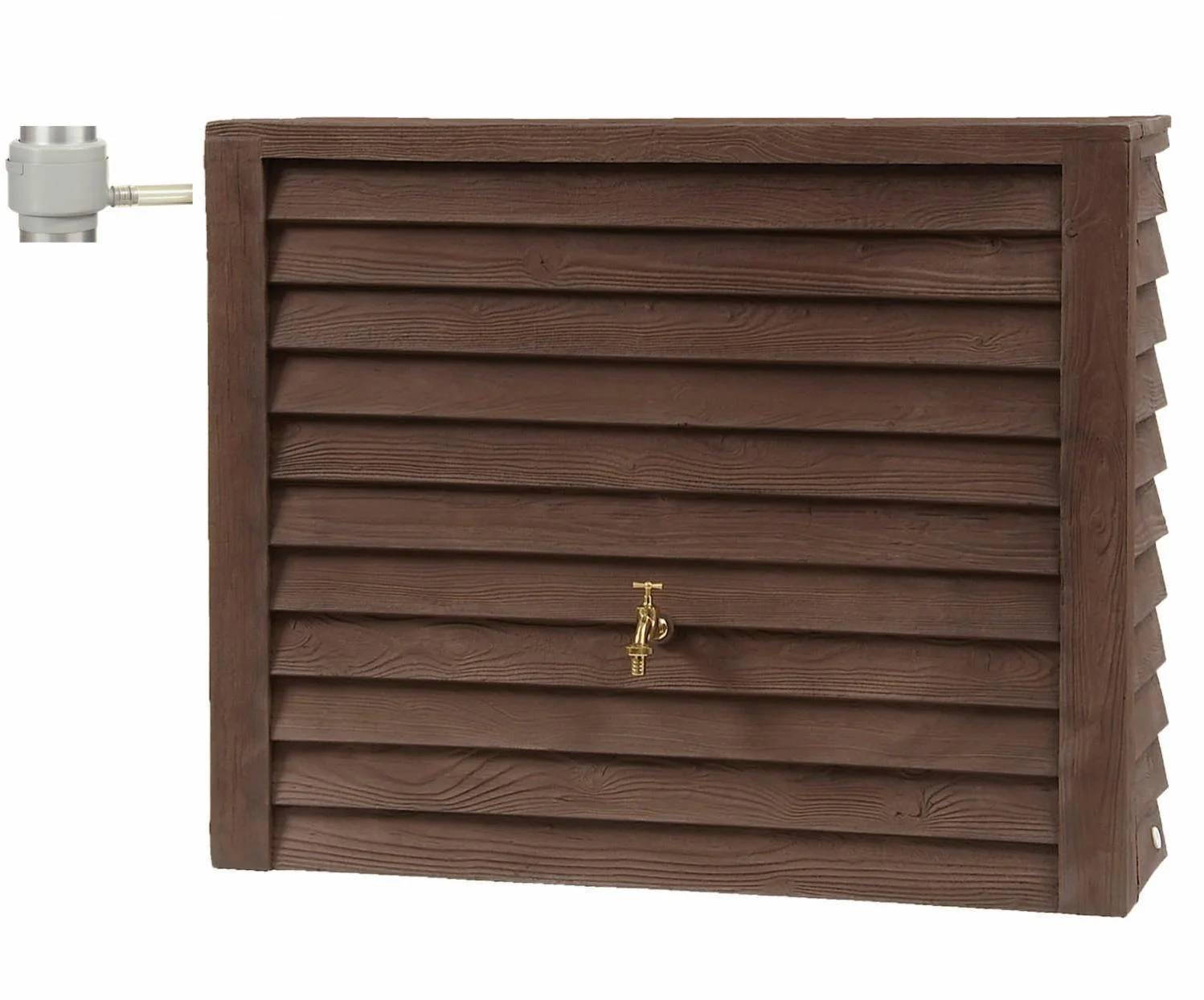 Garantia - Récupérateur d'eau de pluie mural 350L bois foncé - GARANTIA - Image 6