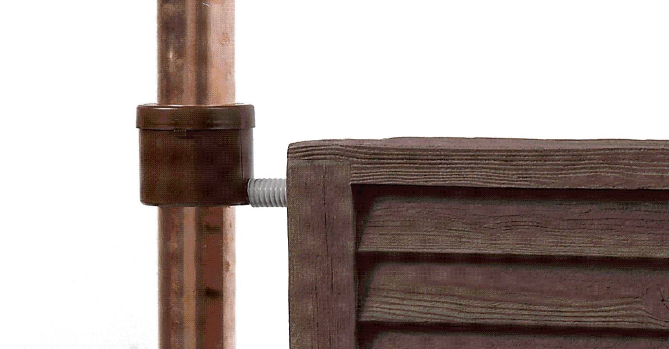 Garantia - Récupérateur d'eau de pluie mural 350L bois foncé - GARANTIA - Image 7