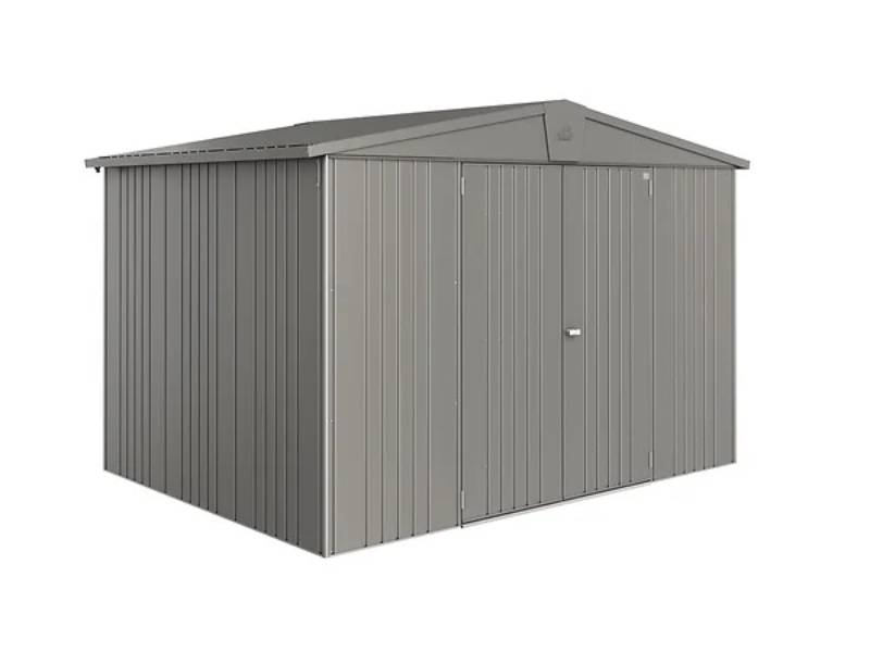 Abri de jardin métal 7,20 m² Ep. 0,53 mm Europa 5 Biohort gris - Image 1