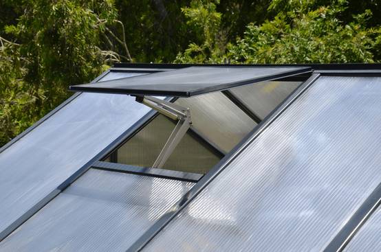 Canopia by Palram - Serre De Jardin Polycarbonate Double Paroi Gris Anthracite 5,7 m² – PALRAM - Image 22