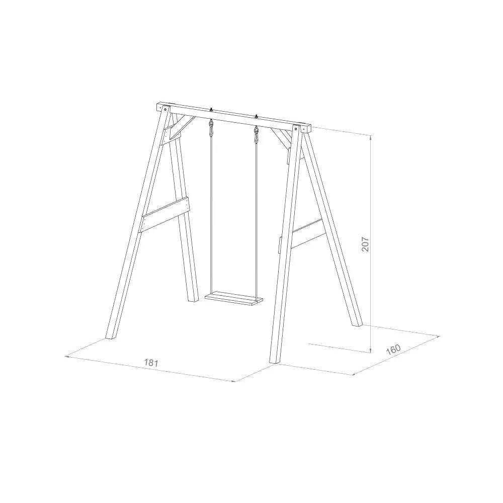 Axi - Portique Balançoire Bois Hemlock - AXI - Image 15