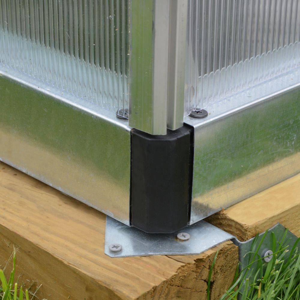 Canopia by Palram - Serre de Jardin Polycarbonate Double Paroi Argent 14,27 m² 601 x 244 x 219 cm - PALRAM - Image 11