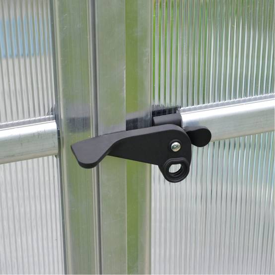 Canopia by Palram - Serre de Jardin Polycarbonate Double Paroi Argent 14,27 m² 601 x 244 x 219 cm - PALRAM - Image 6
