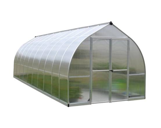 Canopia by Palram - Serre de Jardin Polycarbonate Double Paroi Argent 14,27 m² 601 x 244 x 219 cm - PALRAM - Image 14