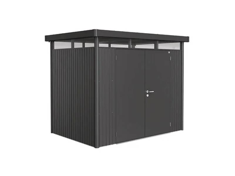 Abri de jardin métal double porte 5,36 m² Ep. 0,53 mm HighLine