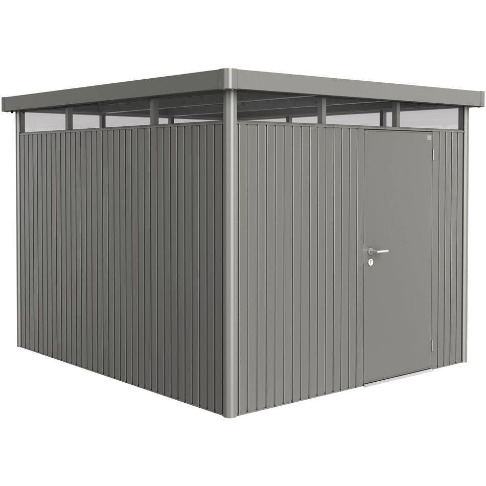 Abri de jardin métal 8,66 m² Ep. 0,53 mm HighLine Biohort gris - Image 9