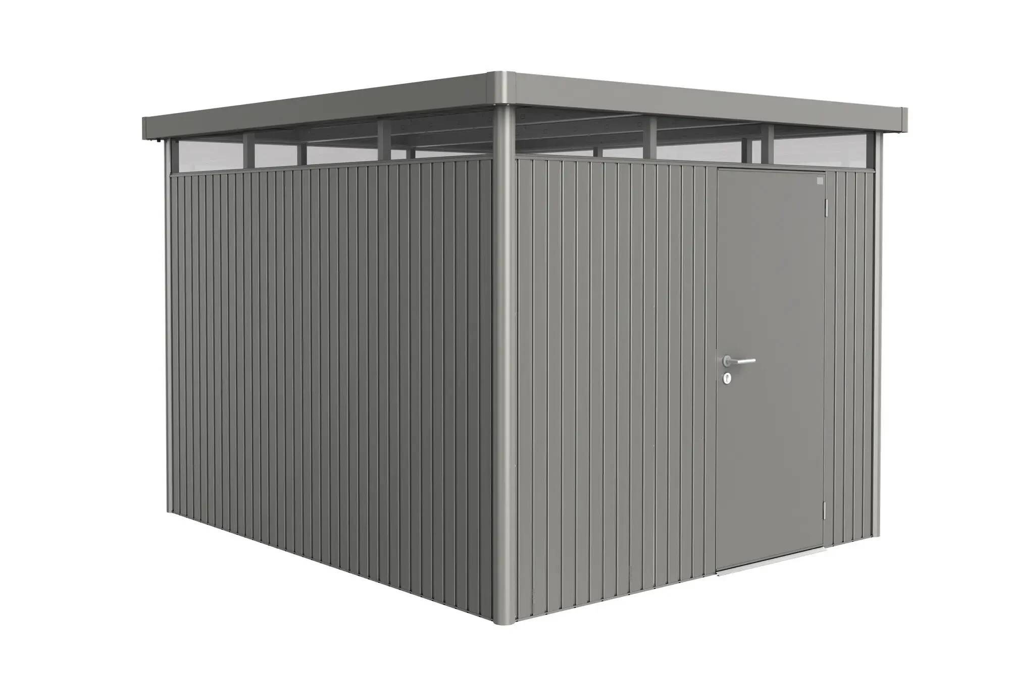 Abri de jardin métal 8,66 m² Ep. 0,53 mm HighLine Biohort gris - Image 11
