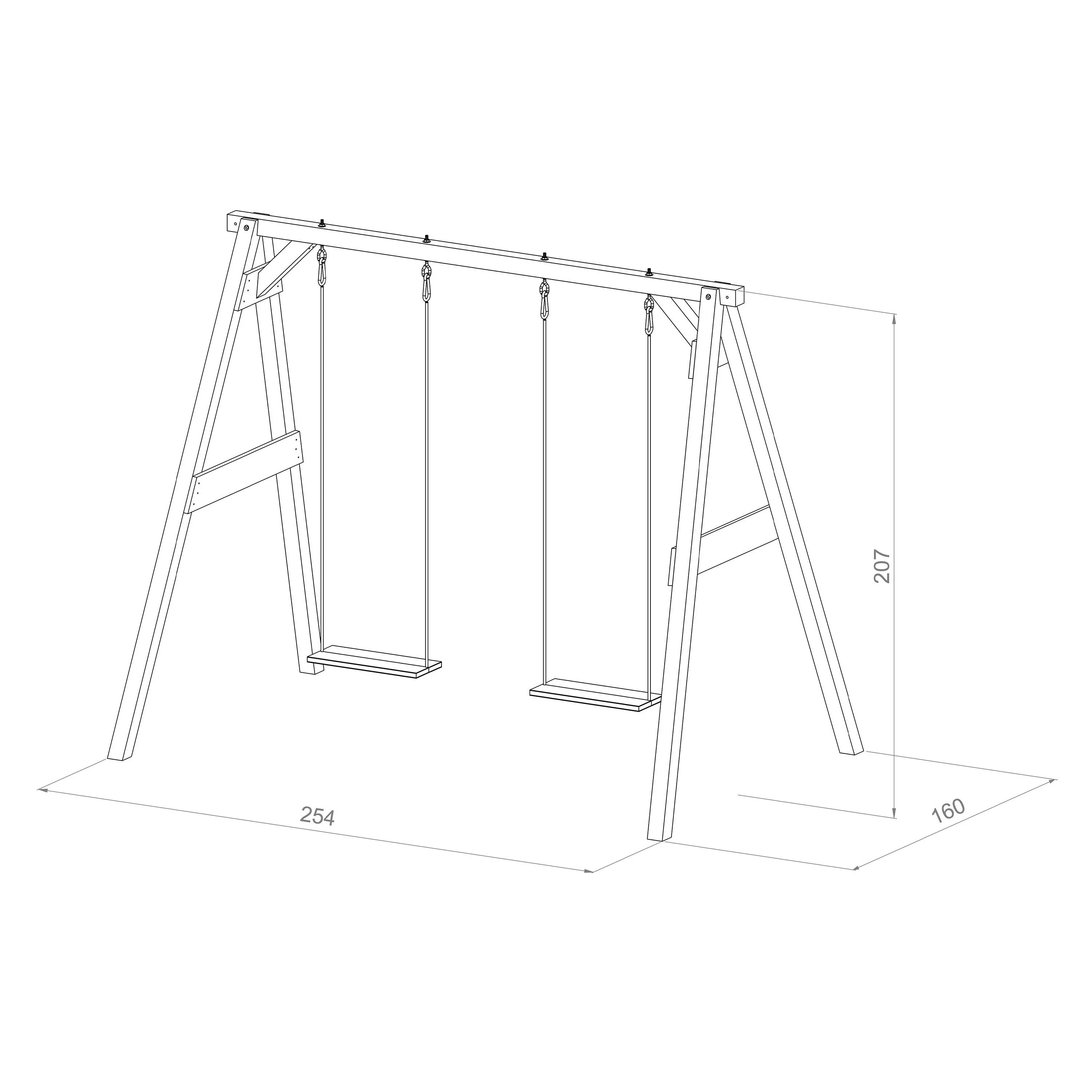 Axi - Portique Enfant Bois Hemlock - AXI - Image 9