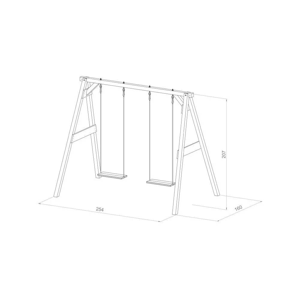 Axi - Portique Enfant Bois Hemlock - AXI - Image 7