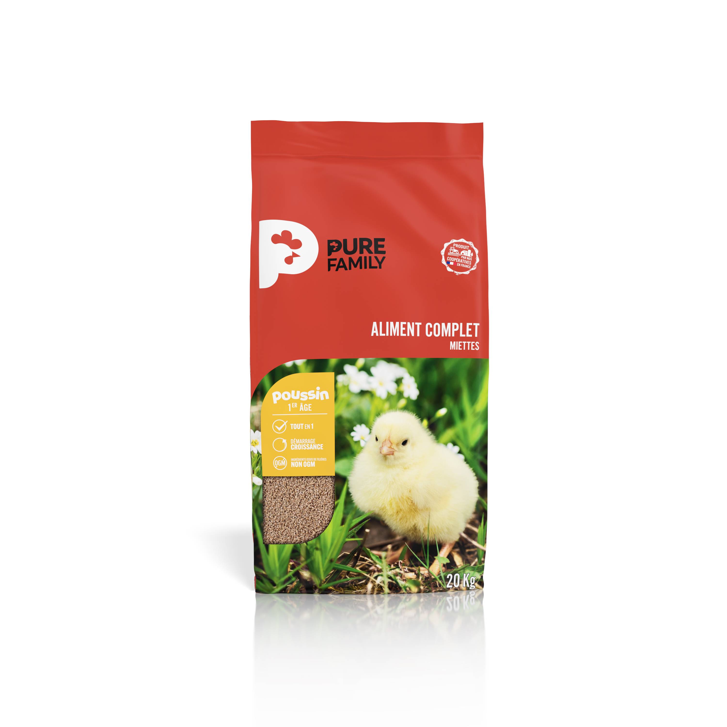 Pure Family - Aliment complet Poussin 20 kg - Pure Family - Image 8